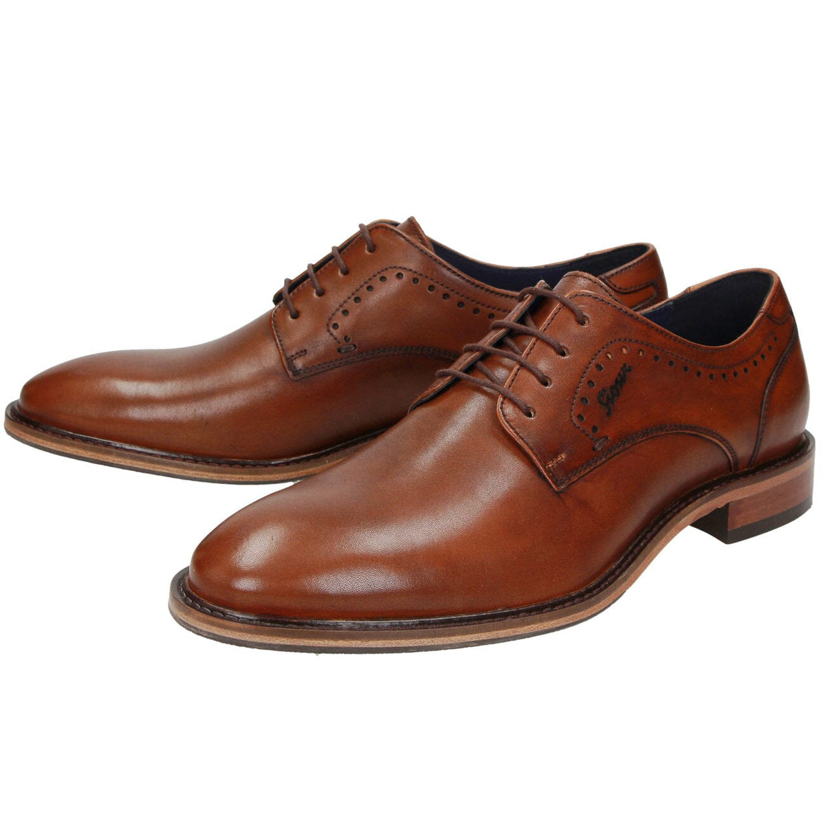 Sioux, GERIONDO, Shoe, Leather, Cognac Shoes Sioux Cognac 40 