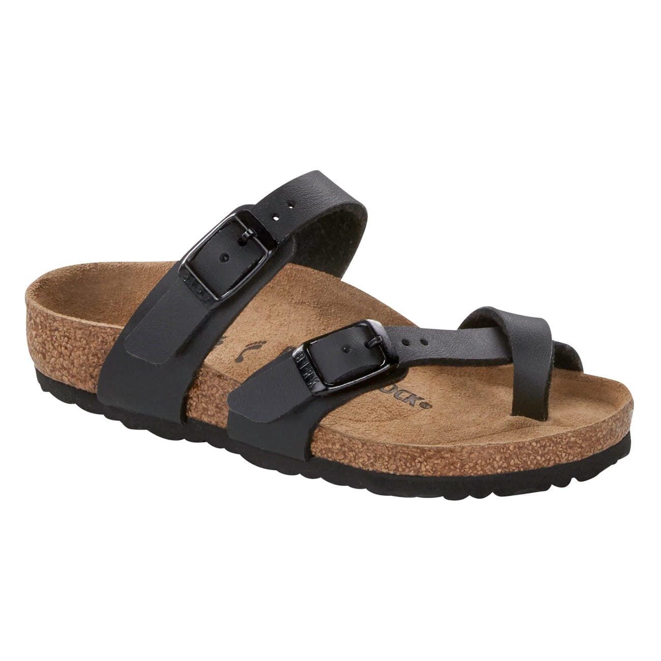 Birkenstock Kids, Mayari Kids, Birko Flor, Narrow Fit, Black Sandals Birkenstock Kids Black 26 