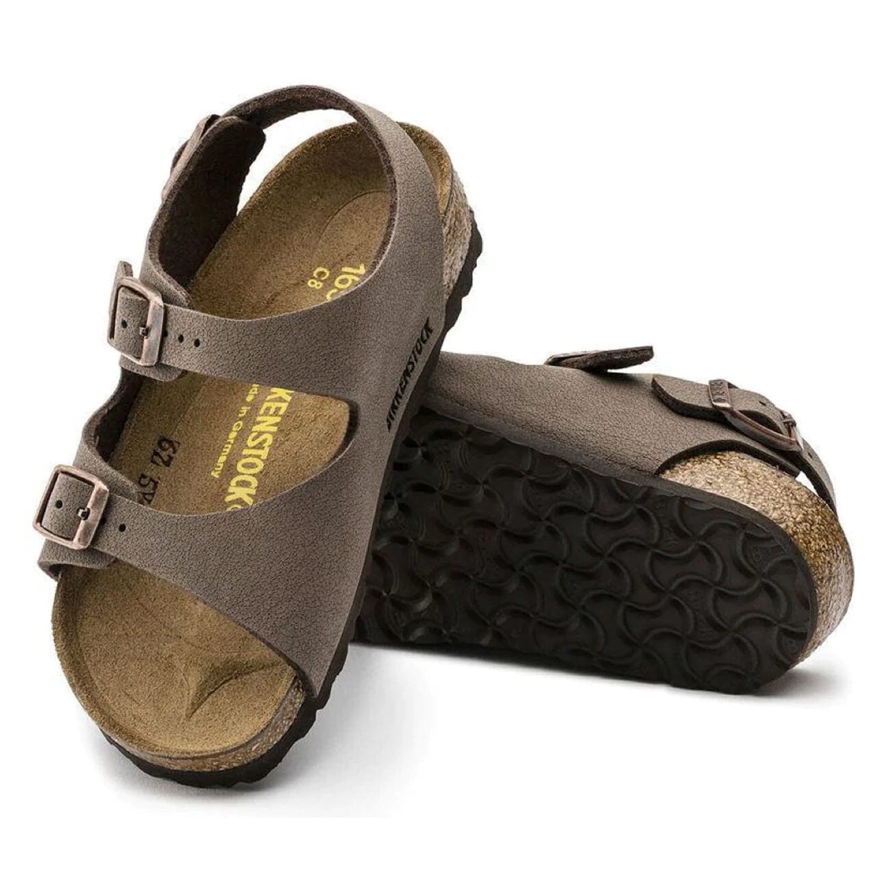 Birkenstock Kids, Roma, Birko-Flor, Narrow Fit, Mocca Sandals Birkenstock Kids Mocca 26 