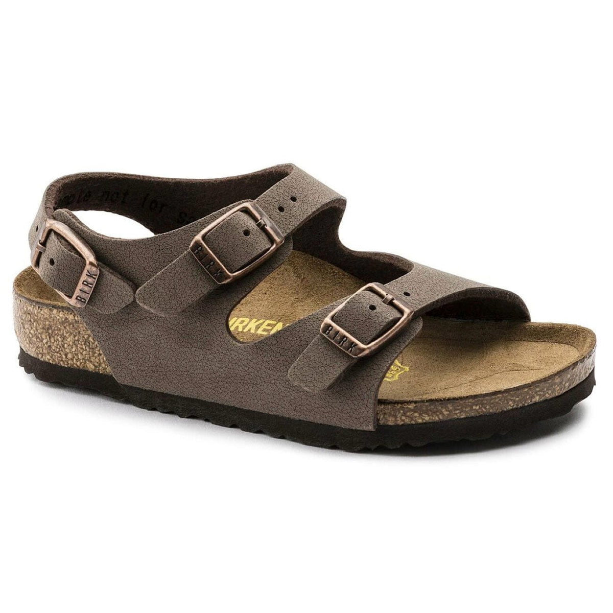 Birkenstock Kids, Roma, Birko-Flor, Narrow Fit, Mocca Sandals Birkenstock Kids Mocca 26 