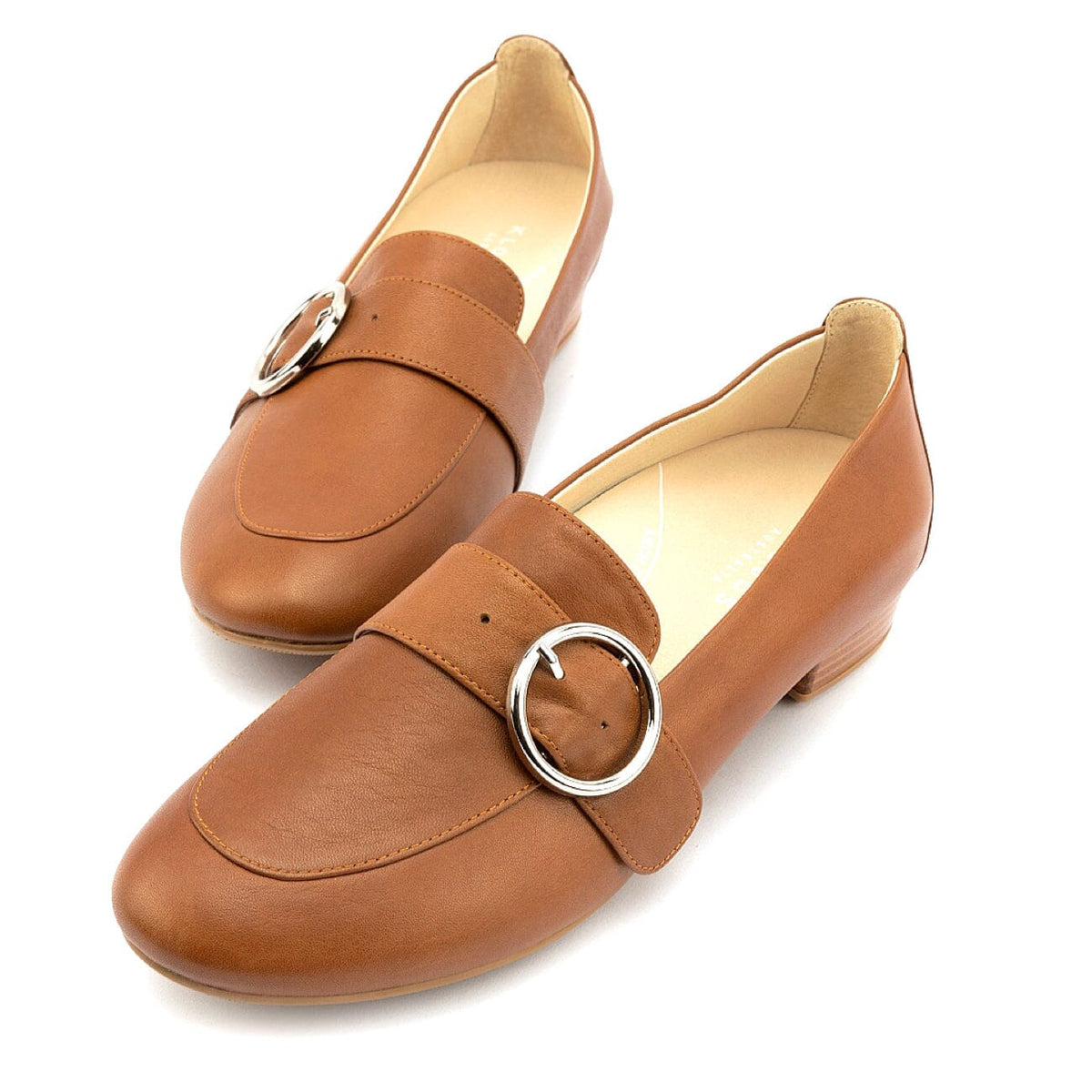 Silver Lining, Elaine, Leather, Cognac Shoes Silver Lining 