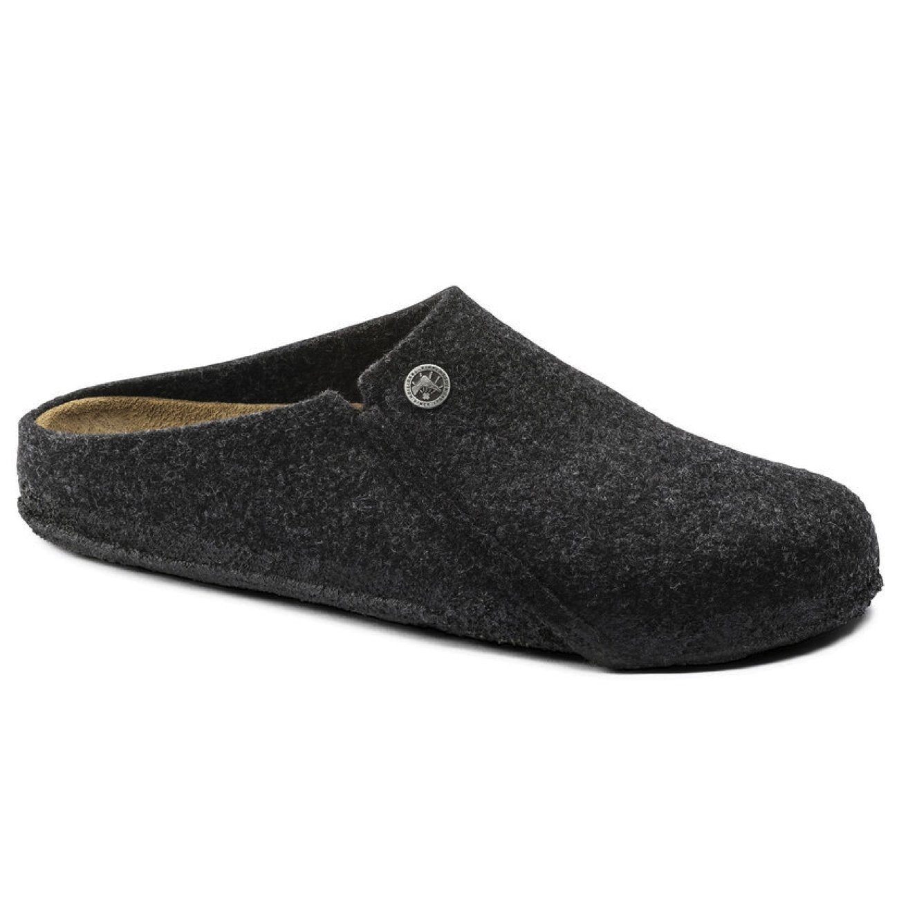 Birkenstock Seasonal, Zermatt, Wool Felt, Regular Fit, Anthracite House Shoes Birkenstock Seasonal Anthracite 42 